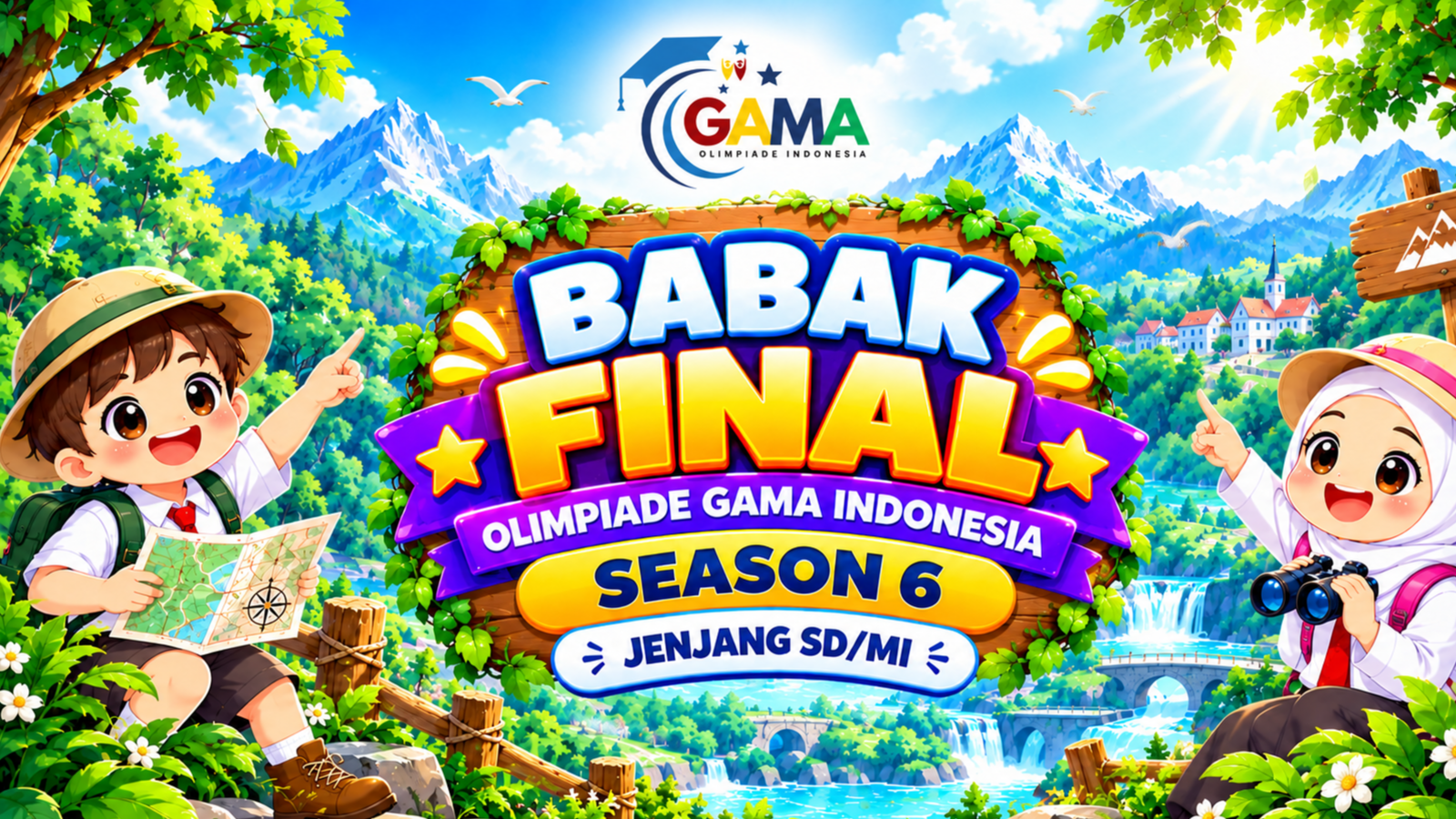 BABAK FINAL OLIMPIADE GAMA INDONESIA SEASON 6 SD/MI